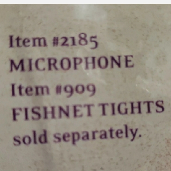 : * NEW RUBIE'S RIHANNA CONCERT OUTFIT WOMEN LADIES HALLOWEEN COSTUME SIZE LARGE - Picture 6 of 8